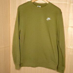 Nike Mens Green Crew Neck Sweatshirt Small